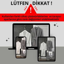 Rebeka Home Collection Doğa Yeşil Bej Bornoz