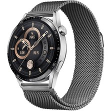 Israh Samsung Gear S3 İçin Uyumlu Kayış Kordonu Band-12 22 mm Metal Hasır Kordon