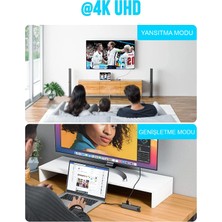 Then Tech 8in1 Dönüştürücü Istasyon Laptop Notebook Dizüstü Bilgisayarlar Için Çoklayıcı Dönüştürücü Istasyon
