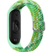 Israh Xiaomi Mi Band 4 İçin Uyumlu Krd-49 Örgü Kordon Takıp Çıkartılan Çıkartılabilen Kayış