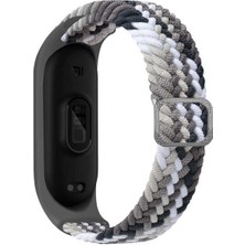 Israh Xiaomi Mi Band 3 İçin Uyumlu Krd-49 Örgü Kordon Takıp Çıkartılan Çıkartılabilen Kayış