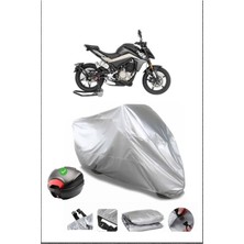 Breen Cf Moto 250NK Gri Motosiklet Brandası Arka Çanta Uyumlu