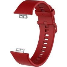 Israh Huawei Watch Fit İçin Uyumlu Krd-43 Silikon Kordon Takıp Çıkartılan Çıkartılabilen Kayış