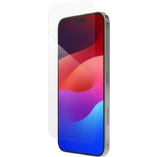 Zagg Invisible Shield Glass Elite Temperli Cam Ekran Koruyucu Apple iPhone 15 Pro Max Leke, Çizilmeye, Darbeye Dayanıklı Kırılmaz Cam Şeffaf