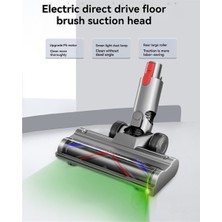 Dyson V7 V8 V10 V11 V15 Elektrikli Süpürge Aparatı Için Doğrudan Tahrikli Fırça Başlığı Halı Zemin Temizliği Için LED Toz Algılama (Yurt Dışından)