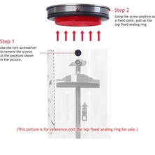 Dyson V12 Slim / V10 Animal Elektrikli Süpürge Için Üst Sabit Sızdırmazlık Halkası Toz Haznesi Kovasının Üst Sabit Sızdırmazlık Halkası (Yurt Dışından)