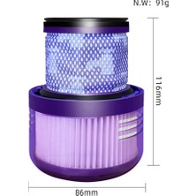 Dyson V10 Dijital Ince Elektrikli Süpürge Yedek Parça Aksesuarları Için 1 Adet Yıkanabilir Filtre (Yurt Dışından)