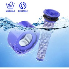 Dyson V7, V8 Animal ve V8 Absolute Kablosuz Elektrikli Süpürge Için 4'lü Filtre Yedeği Hepa Filtre Yedekleri (Yurt Dışından)