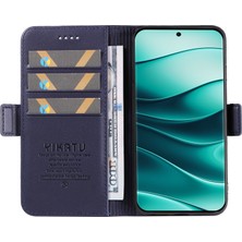 4U Sky Xiaomi Redmi Note 14 Pro 5g/14 Pro+ 5g Kılıf Cüzdan Deri Telefon Kapağı Yan Toka-Safir (Yurt Dışından)