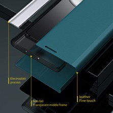 4U Sky Xiaomi 14T Kılıf Için Stand-Safir ile Düşmeyi Önleyici Deri Telefon Kılıfı (Yurt Dışından)