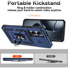 4U Sky Xiaomi 14T Pro Kılıf Pc+Tpu Telefon Kapak Lensi Üstün Koruma Standı-Mavi Için (Yurt Dışından)