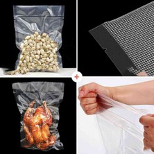 Vakum Torbası Poşeti Tırtıklı 25X35 cm 100 Lü Paket