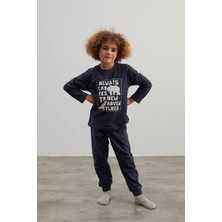Erkek Çocuk Pamuklu Uzun Kollu Pijama Takımı