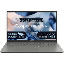 Casper Nirvana X600.7430-BF00X-G-F AMD Ryzen 5-7430U 16GB RAM 1TB NVME SSD Freedos