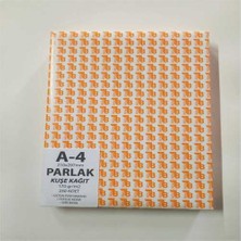 Turuncu Beyaz A4 Parlak Kuşe 170 gr 250 Li