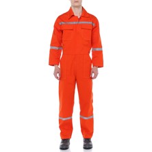 Ağca İş Elbiseleri 16/12 Gabardin Turuncu Tulum