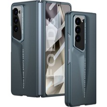 ZORE Galaxy Z Fold 6 Kılıf Ultra Ince Kamera Korumalı Sert Rubber Procase Kapak-Yeşil