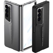 ZORE Galaxy Z Fold 6 Kılıf Ultra Ince Kamera Korumalı Sert Rubber Procase Kapak-Yeşil