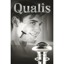Qualis Q16 Ayarlanabilir Full Metal Manuel Tıraş Makinesi + 5 Adet Yaprak Jilet