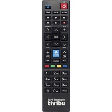 Tıvıbu IR4000HD/TT Home+Tv Apps Tuşlu RM-M16 Uydu Orjinal Kumanda Tivibu Kumandası