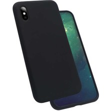 Musal iPhone Xs Max Kılıf Kadife Iç Yüzey Wireless Destekli Silk Silikon