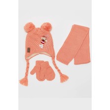 FLORİ Çift Ponponlu Ayıcıklı Takım