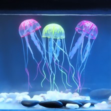 Pembe Stil 1 Adet Yapay Yüzen Işıltılı Jöle Balığı Tankı Sualtı Akvaryum Dekor Canlı Bitki Işıltılı Süs Aquatic Manzara Amac: Yüzeyli Denizanası Aquarium Süsü (Yurt Dışından)