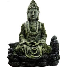 Buda Heykeli Stili Balık Tankı Peyzaj Dekorasyon El Sanatları Reçine Antik Buddha Heykeli Ev Akvaryum Balık Tankı Reçine Süs Eşyaları Hediyeler (Yurt Dışından)