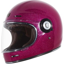 Torc T-1 Newport Mega Flake Kapalı Motosiklet Kaskı Pembe