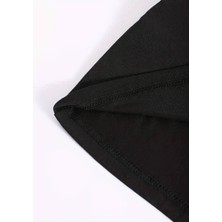 Kadın  Baskılı Kadın Oversize V Yaka T-Shirt Salaş