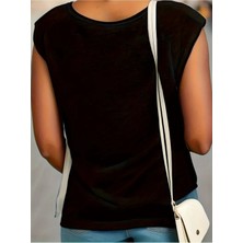 Mercoledi Kadın Oversize Salaş V Yaka T-Shirt