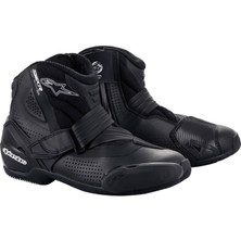 Alpinestars Smx-1 R V2 Vented Korumalı Motosiklet Botu Siyah / Siyah