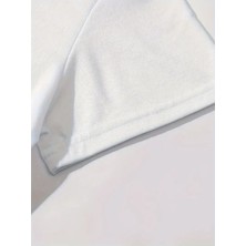 Kadın  Baskılı Kadın Oversize V Yaka T-Shirt Salaş