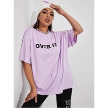 Mercoledi Over It Baskılı Oversize T-Shirt Salaş Boyfirend