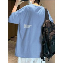 Mercoledi Still Willing Baskılı Oversize Erkek T-Shirt Salaş Boyfirend