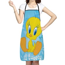 Lianghao Shopb No.6 Tarzı 50X75Cm Mutfak Önlüğü Tweety Kuş Çizgi Film Baskılı Kolsuz Oxford Kumaş Önlükler Kadın Erkek Ev Temizlik Araçları Yaratıcı Ler (Yurt Dışından)