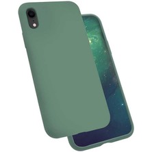 Musal iPhone Xr Kılıf Kadife İç Yüzey Wireless Destekli Silk Silikon