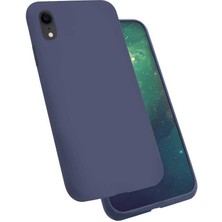 Musal iPhone Xr Kılıf Kadife İç Yüzey Wireless Destekli Silk Silikon
