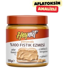 HeynuT %100 Fıstık Ezmesi Parçacıklı Kıvam 500 gr