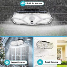 Greentech Güneş Enerjili Hareket Sensörlü, 6 Taraflı 104 Led Aydınlatma / GT-SL13