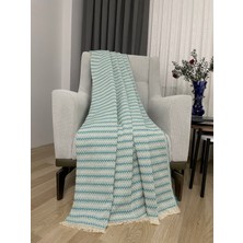 Livory Home 170 x 220  cm  Pamuklu Koltuk,çekyat Örtüsü Zikzak