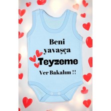 4\'lü Paket Teyze Baskılı Pamuk Atlet Zıbın