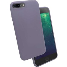 Musal iPhone 7 Plus / 8 Plus Kılıf Kadife İç Yüzey Wireless Destekli Silk Silikon