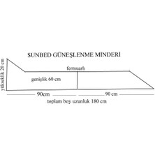 Mirzade Sun Bed Katlanır Güneşlenme Minderi-Sunbed Pembe