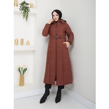 Doque Kışlık Şişme Kapitone Elyaf Dolgulu Kadın Kaban 67059