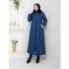 Doque Araboy Şişme Kapitone Kadın Kışlık Kaban Yaka Kürklü 67033