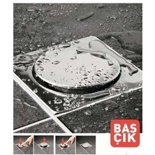 Drainer 12X12 cm Q50 Yan Çıkış Bas Açtesisatsüzgeci