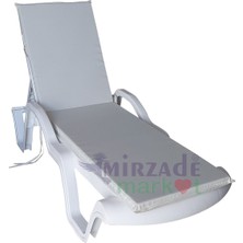 Mirzade Şezlong Minderi Standart Su Geçirmez Malzeme-Krem
