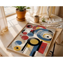 Tontilika Renkli Modern Tarz 3'lü Ahşap Tablo Seti 21 x 30