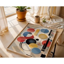 Tontilika Renkli Modern Tarz 3'lü Ahşap Tablo Seti 21 x 30